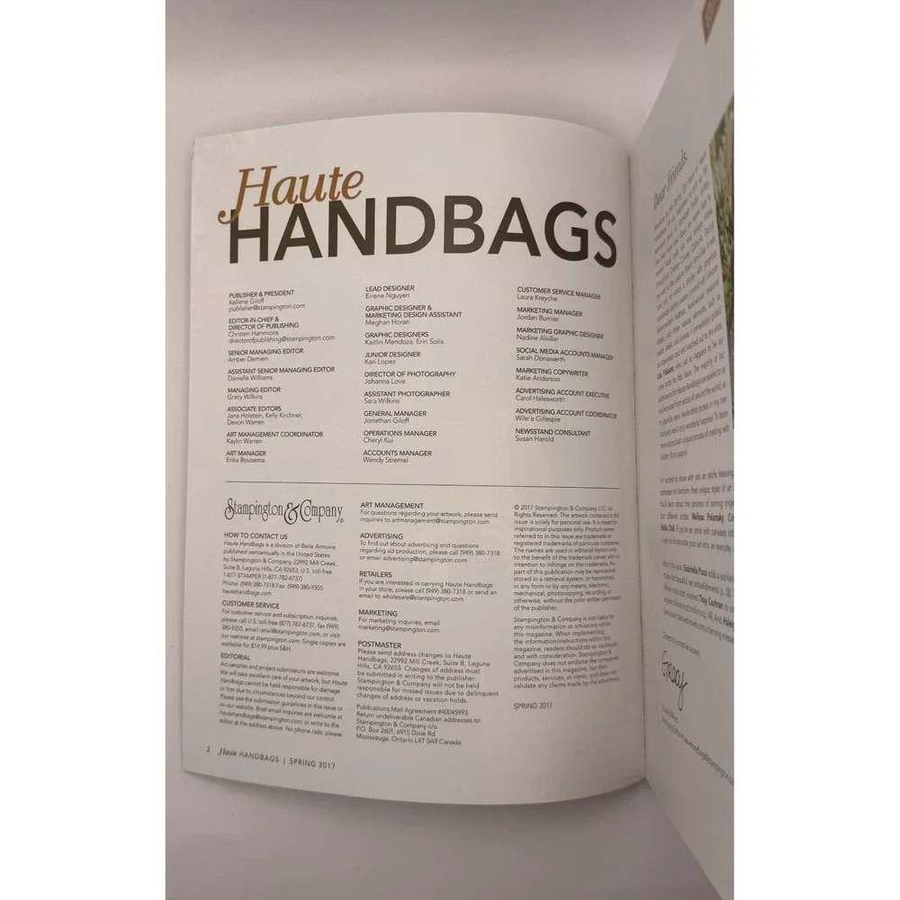 Haute Handbags Spring 2017 Stampington Magazine Purse Clutch Bag Designs